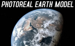 高清地球3D模型（MAX）TurboSquid – Photoreal Dynamic Earth Model