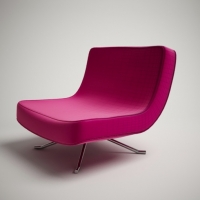 粉红色椅子C4D模型 Chair（vray渲染）