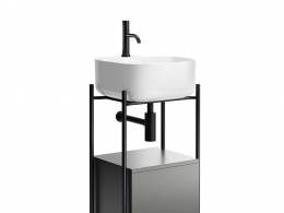 Diva 2号落地式浴室柜卫浴家具3D模型素材下载Diva 2 Floor Standing Vanity Unit by S