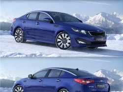 起亚远舰汽车C4D模型 Kia Optima