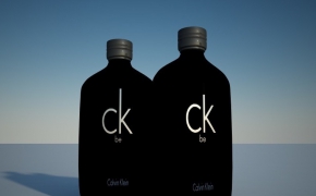 塑料瓶C4D模型 Calvin Klein (Ck-be)