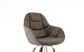 时尚粗布椅子C4D模型 EVA 2266/R Chair by Zanotta