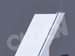 C4D数字城市信息展示台模型