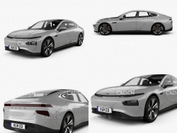 小鹏汽车P7 2020款新能源电动汽车 Xpeng P7 2020 3D model