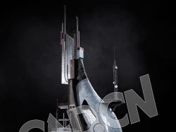 C4D钢铁城市未来建筑蒸汽朋克建筑模型 KB3D_HEM_BldgMD_J_grp