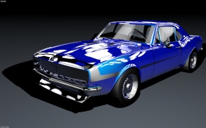 C4D14经典款CAMARO SS车辆模型