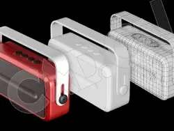 C4D蓝牙扬声器音箱建筑视频教程 Bluetooth Speaker | Cinema 4D Modeling Tutorial