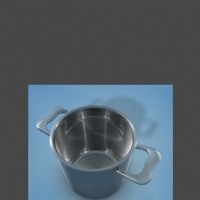 厨具模型：不锈钢锅C4D模型 Large Pot