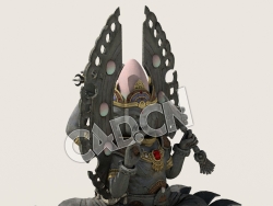 C4D马哈巴利普拉姆城七寺城四面佛模型（包含骨骼绑定动画) Mahabali_SK 3D Model