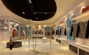 服装专卖店C4D模型 Clothing store 3D model