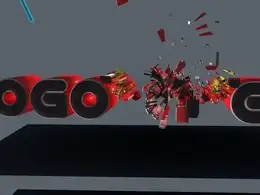 C4D标志文字动画工程文件