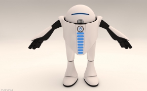 机器人C4D模型 Robot 3D model
