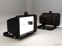 射灯模型 投射灯3D模型 Spotlight
