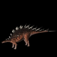 恐龙3D模型：钉状龙(Kentrosaurus)