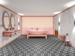 浴室C4D模型 Bathroom