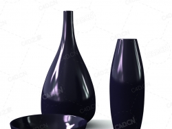 陶瓷瓶C4D模型