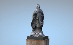 孔子雕像C4D模型