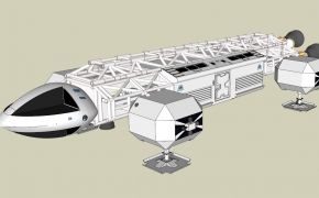 月球车C4D模型 moon car