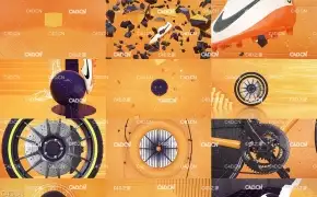 C4D Octane运动品牌动画 足球片头广告创意工程（杨帆原创工程）
