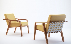 椅子C4D模型 ROLF BENZ 585, 3D MODEL