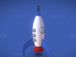 卡通小火箭 rocket