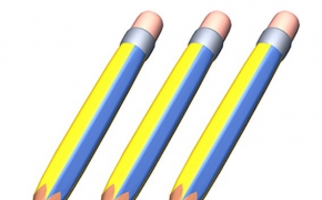 铅笔C4D模型 Pencil 3d models