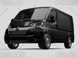 雪铁龙面包车2014款C4D汽车模型下载