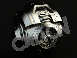 C4D科幻飞行器机械零件模型 Spaceship Kit Mechanical parts-16