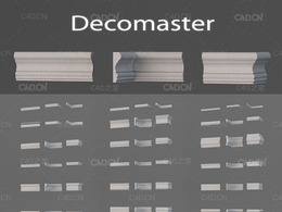 家装欧式石膏角线模型合集二 Decomaster moldings (vol 2)