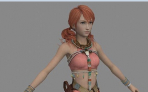 人人都爱的 zui*终幻想香草模型 带贴图的