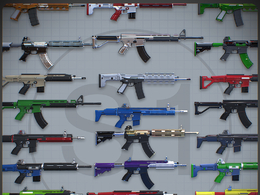 74款步枪3D模型 Flippednormals – Build A Gun