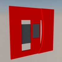 展览展墙造型C4D模型