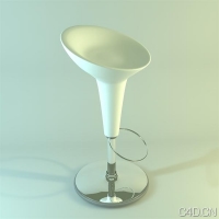 吧椅（Bombo椅）3D模型：Bombo chair 3d model