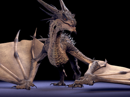 高精魔幻动物：魔龙3D模型 Dragon Rig for Maya