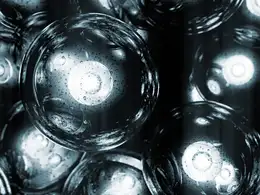 C4D移动的发光球动画工程 Synthcristal