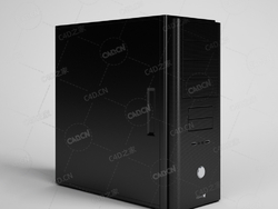 专业服务器主机电脑机箱 Computer host C4D模型下载