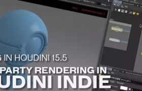 Houdini 独立版15.5将支持第三方渲染器