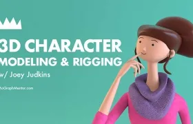 C4D卡通人物建模绑定动画教程 MoGraph Mentor – 3d Character Modeling & Rigging ...