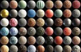 290多种常用艺术贴图素材合集 Gumroad – Julio Sillet 3D Art – All Texture Packs ...