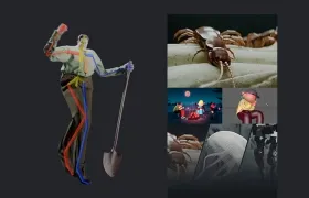 C4D模型绑定动画教程 Motion Design School – Rigging and Animation in Cinema 4D