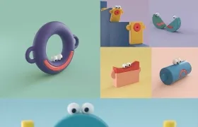C4D三维场景循环动画渲染教程 Motion Design School – Get into 3D with Lucas Zanot ...