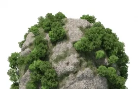 C4D植物树木草地石头生成制作插件 Forester v1.4.9 For Cinema 4D R23 Win + Expansio ...