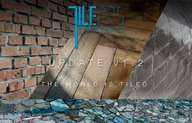 C4D平铺纹理贴图着色器插件 QTilePro Surface Engine v1.5 For Cinema 4D R18-R23 Win ...