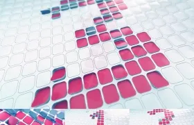 C4D倒计时数字切换翻转面板动画案例教程 Walking Through Fields – Flipping Panels ...