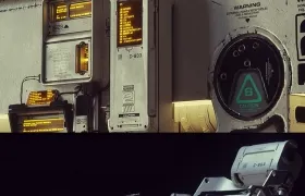 科幻太空舱金属椅vr体验椅医疗床C4D OCTANE模型 Scifi Medical Bed - Game Ready 3D m ...
