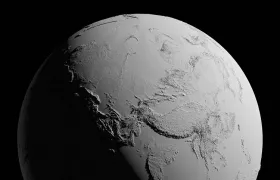 高精度地球表面48K置换贴图材质 48k DISPLACEMENT EARTH
