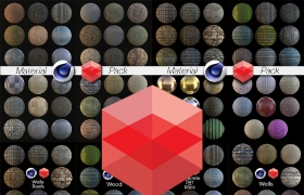 99组C4D Redshift渲染器材质预设 Artstation – Redshift Rustic Material Pack 99