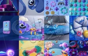 韩国Coloso教程 C4D动态训练营全系列