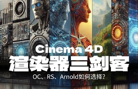 C4D渲染器三剑客：OC、RS、Arnold如何选择？