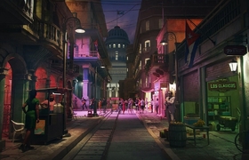 22GB古巴异域风情城市楼房建筑3D模型Kitbash3D– Havana Nights格式C4D/FBX/OBJ/Blend ...